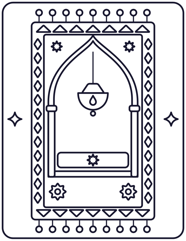 My Prayer Mat — colouring page preview